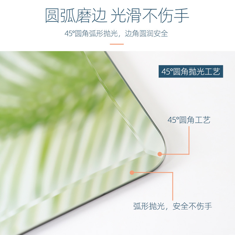 Full body dressing mirror wall self-adhesive home bedroom wardrobe interior cabinet door dormitory invisible patch without punching