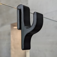跨境 Shower hook for 8 mm thick wall glass便携式淋浴挂钩批发