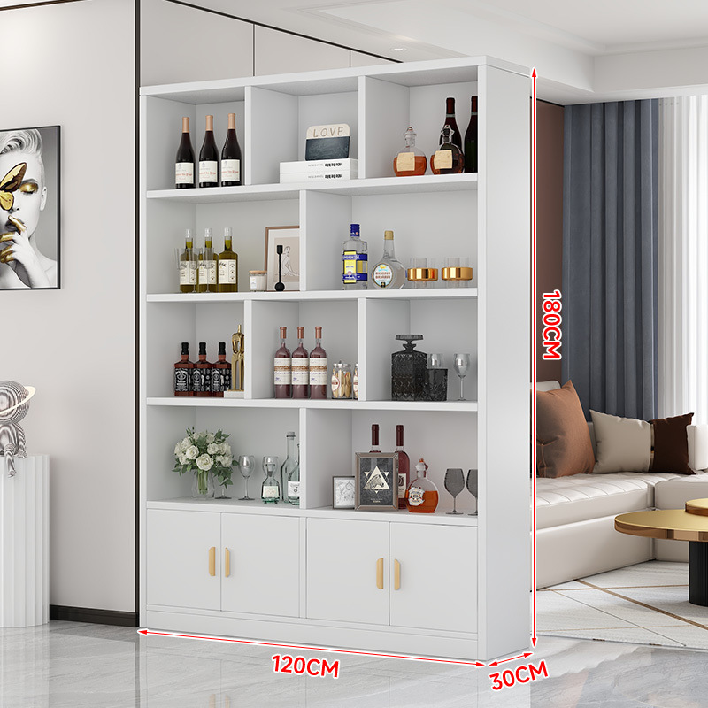 Gabinete de archivos de oficina Gabinete de archivos de madera Gabinete de archivos de madera simple y moderno con puertas Gabinete de almacenamiento multicapa