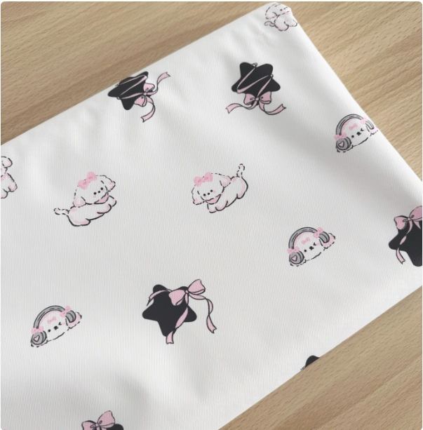 스타 헤드폰 강아지