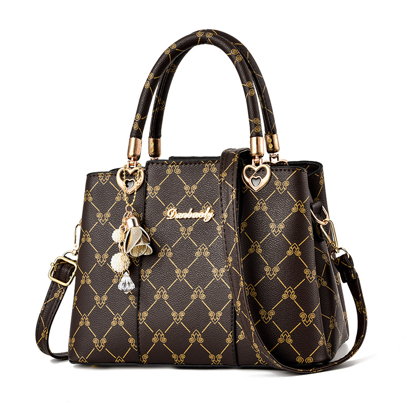 Bolso grande de las mujeres del fabricante nuevo bolso ocasional simple bolso de las mujeres de mediana edad bolso de la madre bolsa de mensajero del hombro del todo fósforo