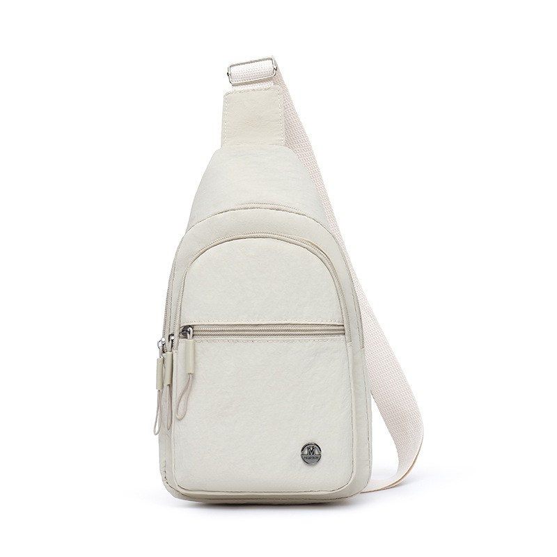 Bolso de pecho de tendencia transfronteriza para mujer multifuncional nuevo bolso de mensajero ligero hilo bordado tendencia mochila deportiva pequeña bolsa diagonal
