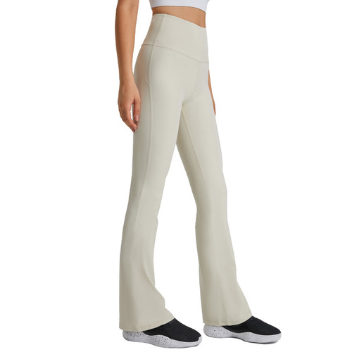 Spring and summer new style high-elastic nude-feel versatile fashionable sports casual pants for women, slim-fitting and slim-fitting yoga pants