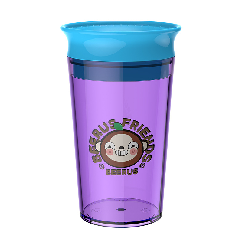 Taza para bebés y niños, taza para beber, taza para beber, pico de pato, taza para aprender a beber, taza para beber para niños, fábrica al por mayor