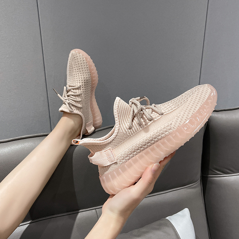 Popcorn zapatos de coco de fondo suave muy popular transpirable zapatos de correr para las mujeres primavera nueva zapatilla casual Mujer