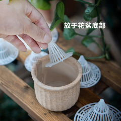Gardening flower pot gaskets, small potted succulent flower pots, plugged holes, soil leakage prevention, root rot prevention, breathable drainage, tapered bottom mats