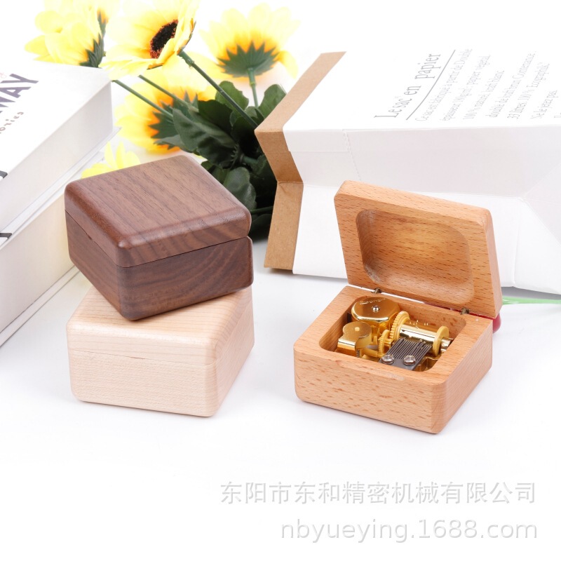 木製オルゴール楓木胡桃木オルゴール家庭装飾装飾誕生日プレゼント|undefined