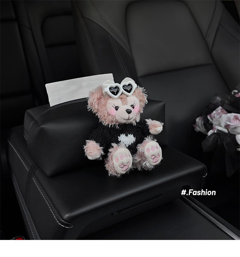 Shirley Mei car tissue box car inner hand box paper box cute car center console tissue bag high sense