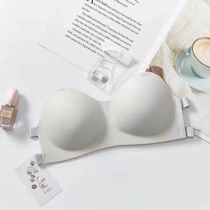 Invisible Push-Up Bra, women, increased padding, strapless seamless design
