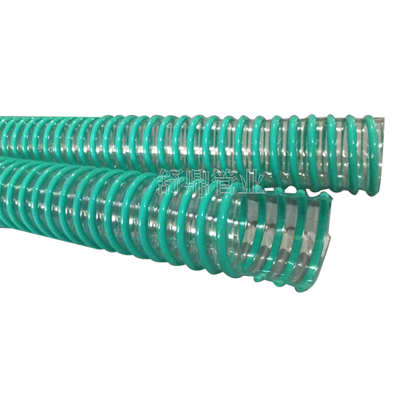 Pressure resistant vacuum tube, PVC plastic reinforcement corrugated hose, conveying PVC plastic rei