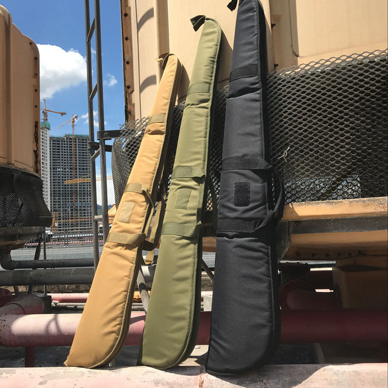 Bolsa militar al aire libre multifuncional 1.32m de largo antichoque de hombro profesional bolsa deportiva de pescado impermeable