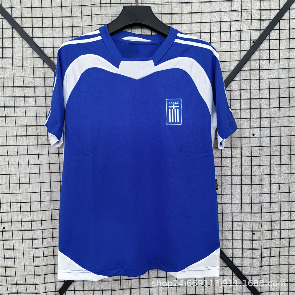 Camiseta de fútbol tailandesa retro Selección nacional Brasil Francia Argentina Portugal Camiseta de manga corta al por mayor Número de impresión