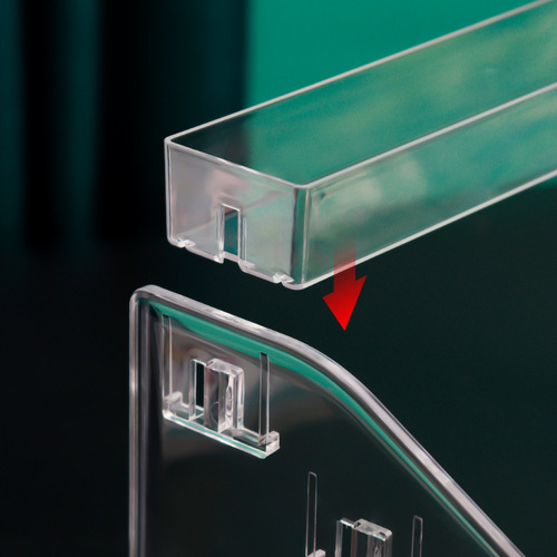 Transparent acrylic storage box lipstick display stand desktop cosmetics storage nail polish display stand plastic