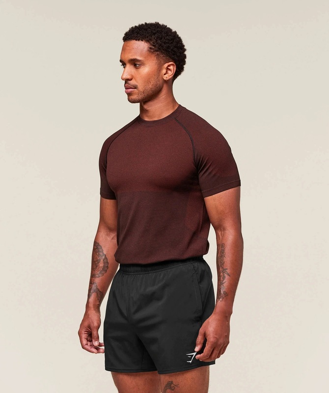 GYMSHARK外贸新款健身短袖男士运动紧身T恤圆领弹力速干T肌肉鲨鱼|undefined