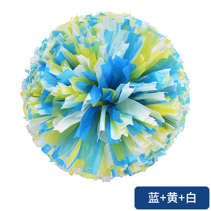 Porristas Bola de flores porristas mano flor mano sacudida flor danza rendimiento mano flor porristas flor bola de color rendimiento