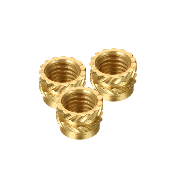Copper nut M3M4M5 Tuba twill injection molded embossed knurled nut…