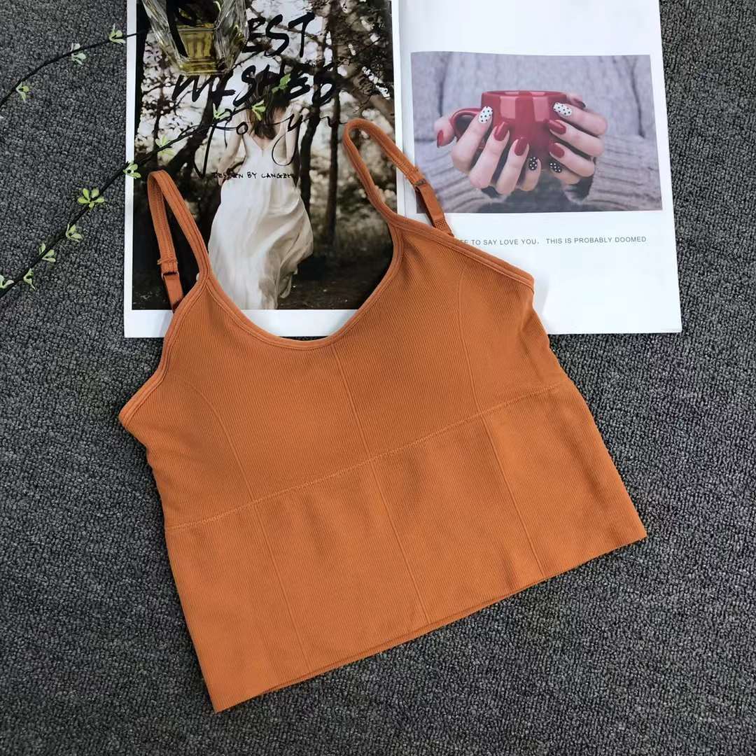 Nueva inconsútil alto elástico belleza de alta calidad las mujeres chaleco inalámbrico yoga sujetador ropa interior deportiva al por mayor