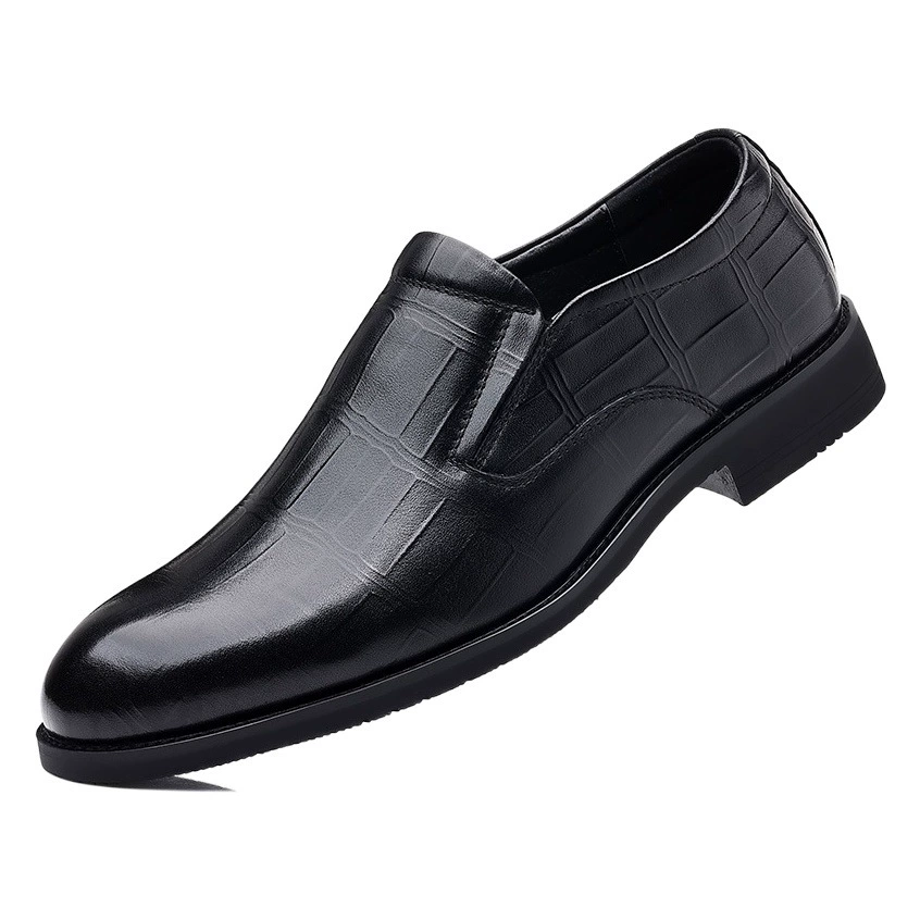 Листья из коровьей кожи для мужчин бизнес-повседневная кожаная обувь из натуральной кожи