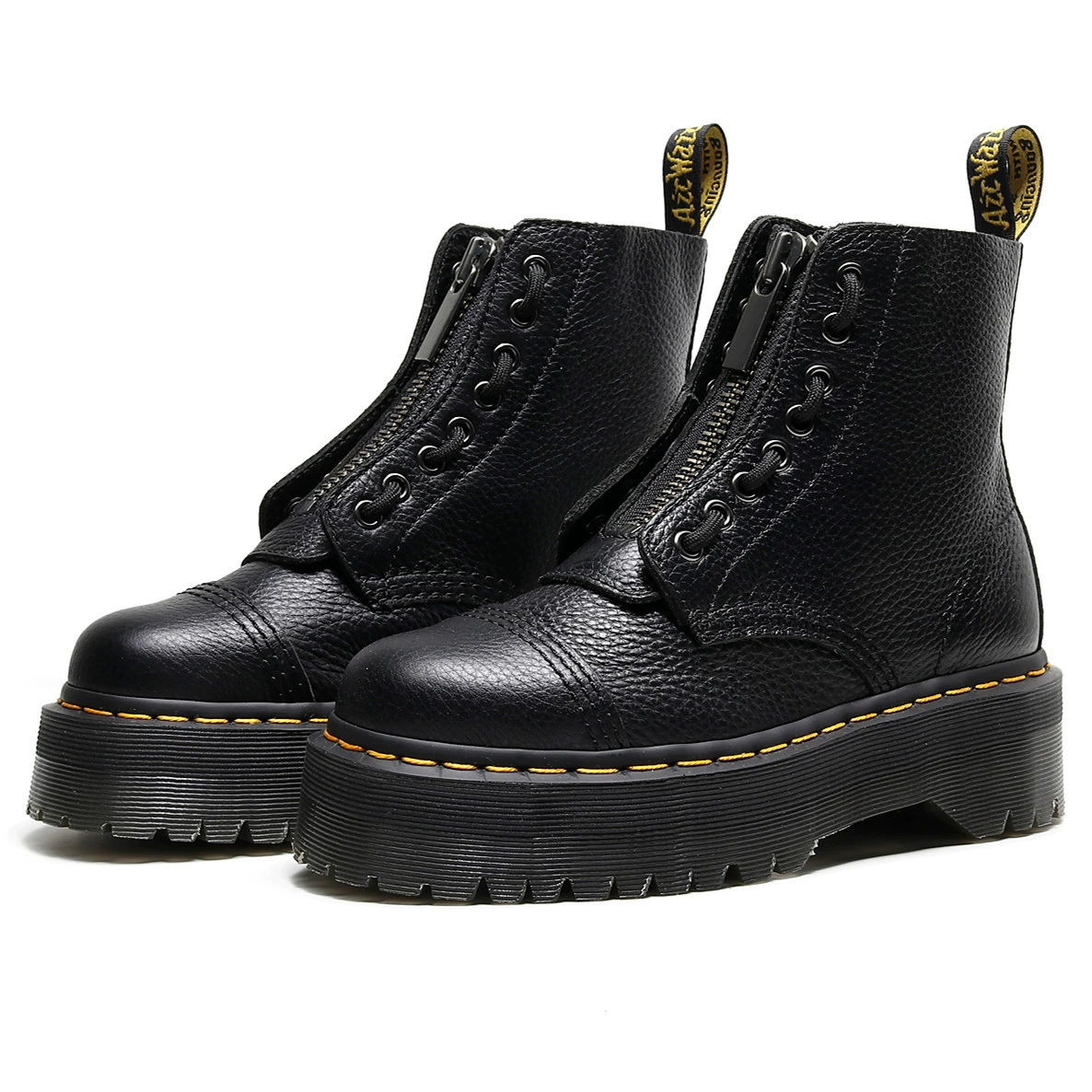 Martens, low boots for beloved, genuine leather, plus size