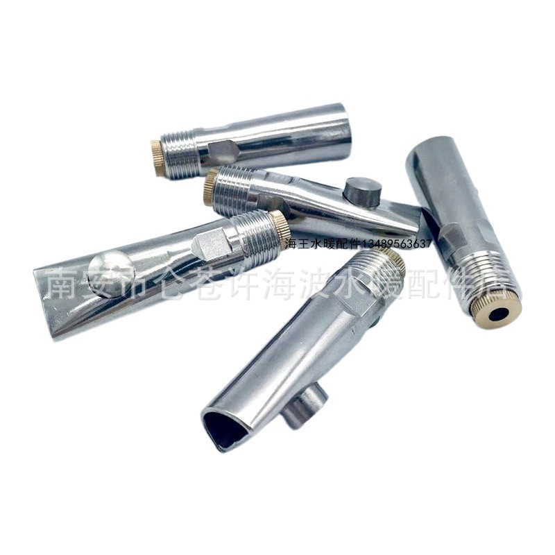 4分不锈钢猪饮水器鸭嘴式钢猪咀4分铜帽猪喝水自动猪用龙头压帽