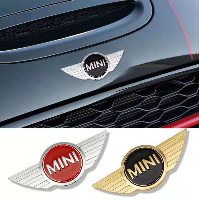 适用于迷你车标 金属迷你机盖标志后尾标车贴 MINI 前标后标-阿里巴巴