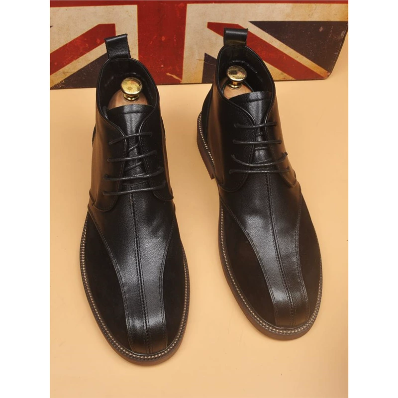 Молодежные модные мужские кожаные деловые повседневные сапоги Martin