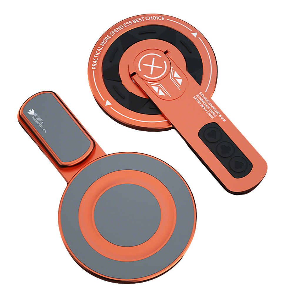 Original clip trasero plegable soporte de teléfono móvil 360 grados giratorio soporte plegable anillo mágico soporte anillo hebilla teléfono móvil soporte
