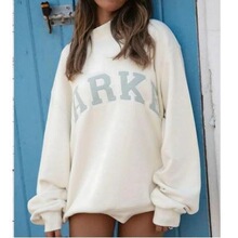 L 70114 Exotic Letter Embroidered Hoodie ��ĸ�̽��l�� ��