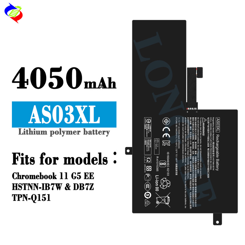 For HP Chromebook11 G5 EE/HSTNN-IB7W/DB7Z Laptop Battery AS03XL For HP Chromebook11 G5 EE/HSTNN-IB7W/DB7Z Laptop Battery AS03XL