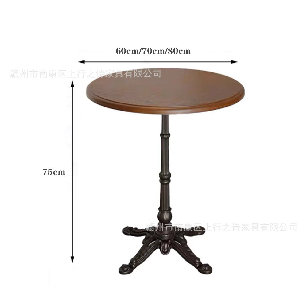 Mesas y sillas de cafetería retro Sillas de comedor de estilo chino americano Sillas de restaurante occidental Sillas y sillas de cafetería Un juego completo de mesas de taberna