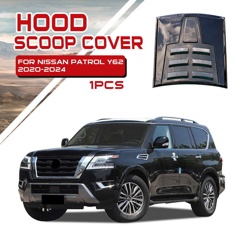 Adecuado para Nissan Patrol Patrol coche luz de techo foco modificación de la cubierta de la máquina del motor y62 accesorios de cubierta de piedra antiarena
