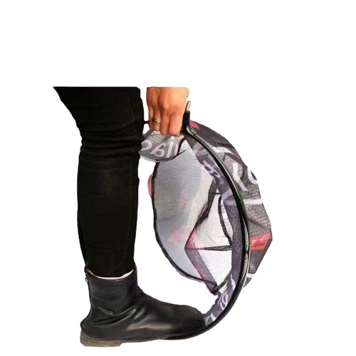 Thickened aluminum alloy competitive fishing net head, ultra-lightweight, quick-drying, anti-sticking fishing net head, deep hole flying fishing net head, large fish fishing net head