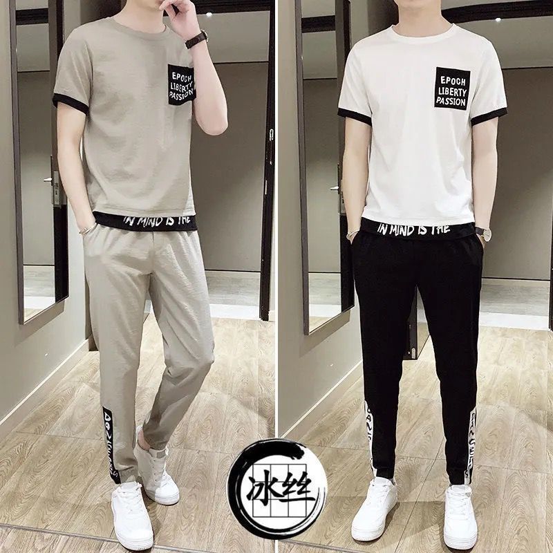 C0180 570K ĐỒ BỘ NAM YIWRYU NGẮN TAY MÙA HÈ THOÁNG KHÍ THỜI TRANG NAM G01 SẢN PHẨM MỚI