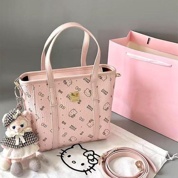 hellokitty包包2025新款经典印花托特包高级感菜篮子大容量手提包