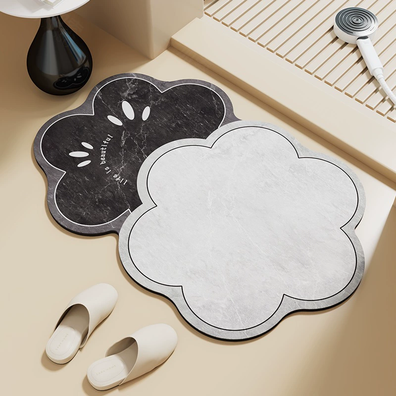 Цветы в ванной комнате коврик противоскользящие ножные коврики для туалета