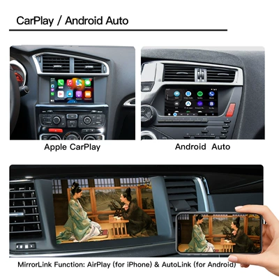Auto Smart Car Navigation – Simsiz CarPlay və Android Auto