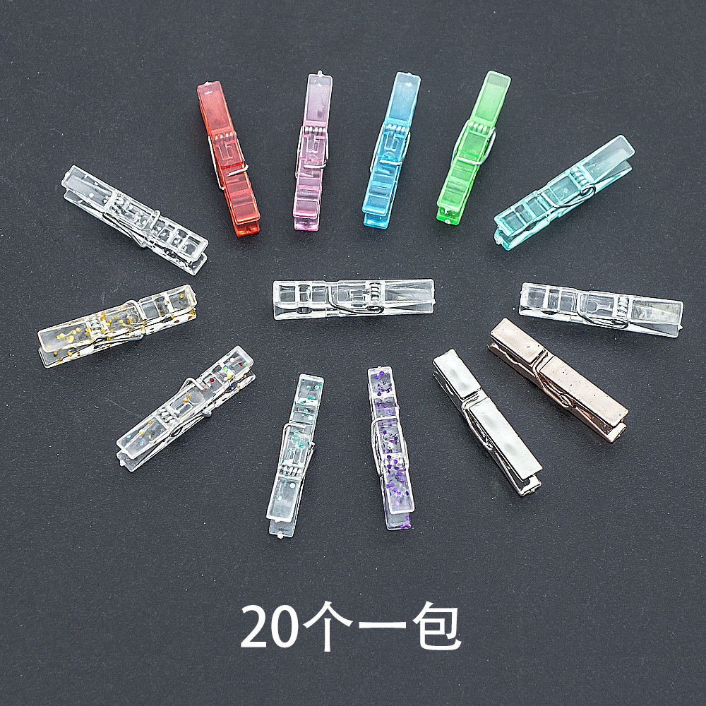 20个一包 led彩灯铜线灯夹子配件插件挂件