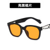 Decorations, square trend sunglasses, 2022 collection, Korean style