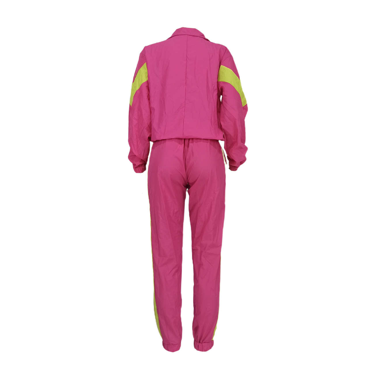 364g Weight Long Sleeve Sleeve Length Polyester Fabric Type Pant Co-ord Set Sets Type 2 Pieces Set Quantity Daily Occasion Turndown Neckline Regular Fit Fit Type Color Block Pattern Spring, Autumn Season Women's Gender Casual, Streetwear Style Daily Women's Casual Streetwear Color Block Polyester Pant Co-ord Set Pants Sets 44