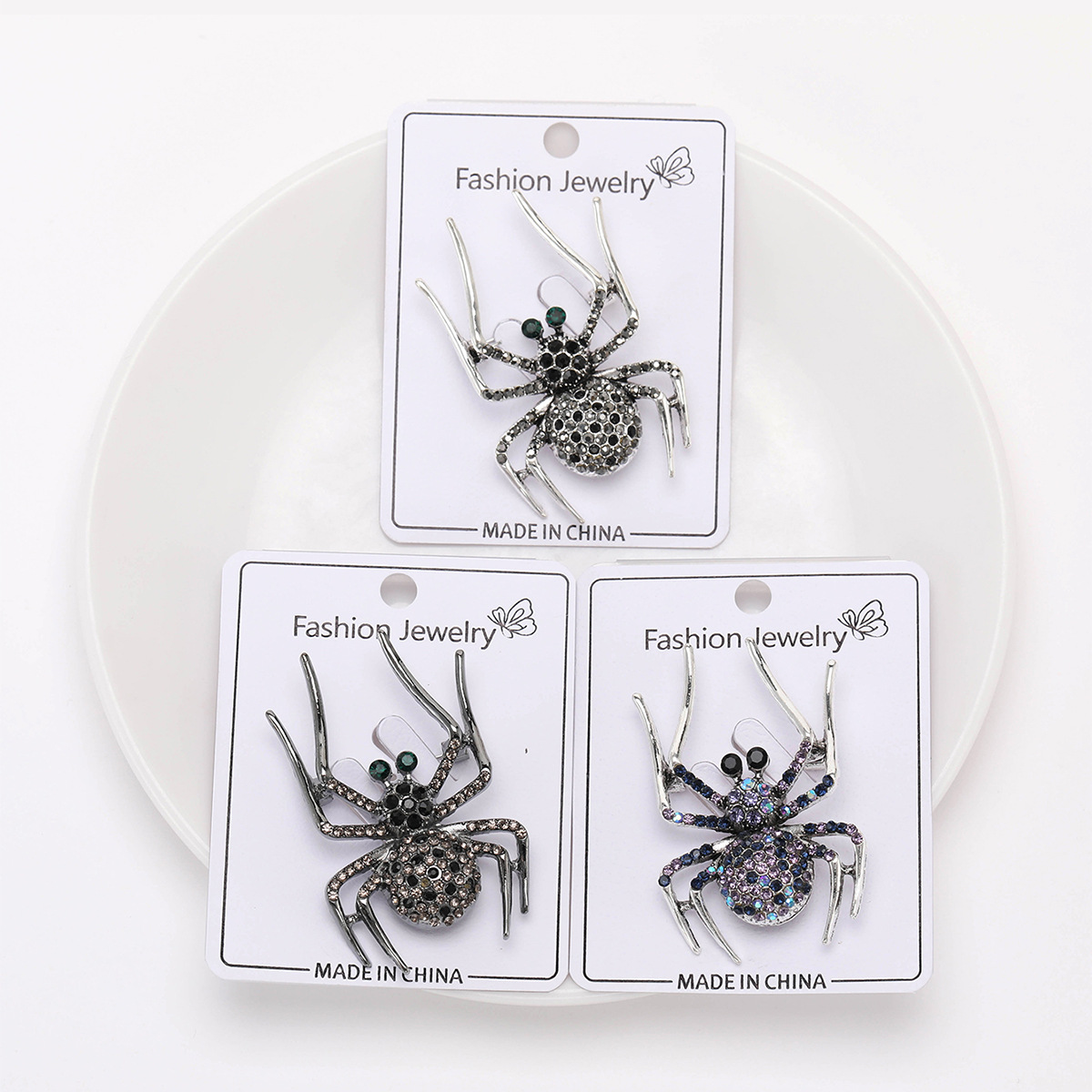 17g Weight Brooches Classification Daily, Street Occasion Simple Style Classic Style Pin Spider Alloy Women's Brooches