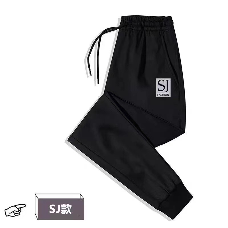 Otoño e invierno pantalones forrados de lana pantalones casuales de los hombres Pantalones deportivos de moda de los hombres pantalones cortos harén tobillo-atado pantalones de estudiante de los hombres