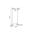 Cylindrical cross floor-standing hanging 40*60*160cm