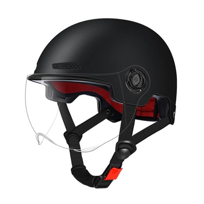 Motorcycle Safety Supplies — Protection Helmets - matt-black-transparent-short