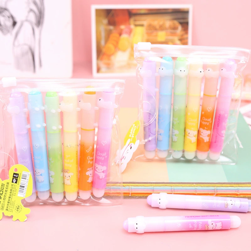 6 Цена хобби маркер цвет конфеты цвет студент защиты глаз маркер ключ Костюм наклонная голова