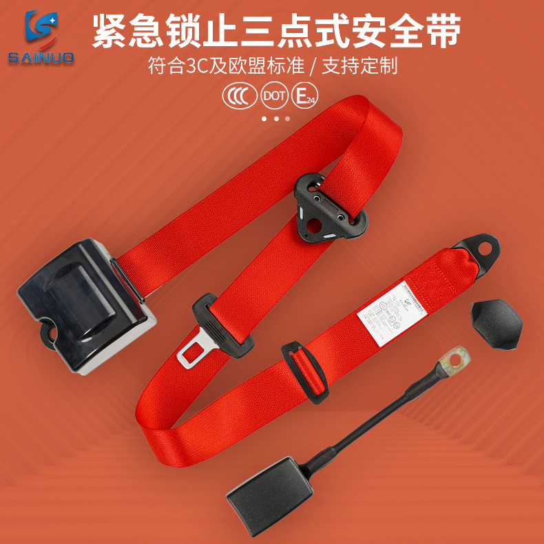 Sainuo – Automatic Retractable Car seat belt - red