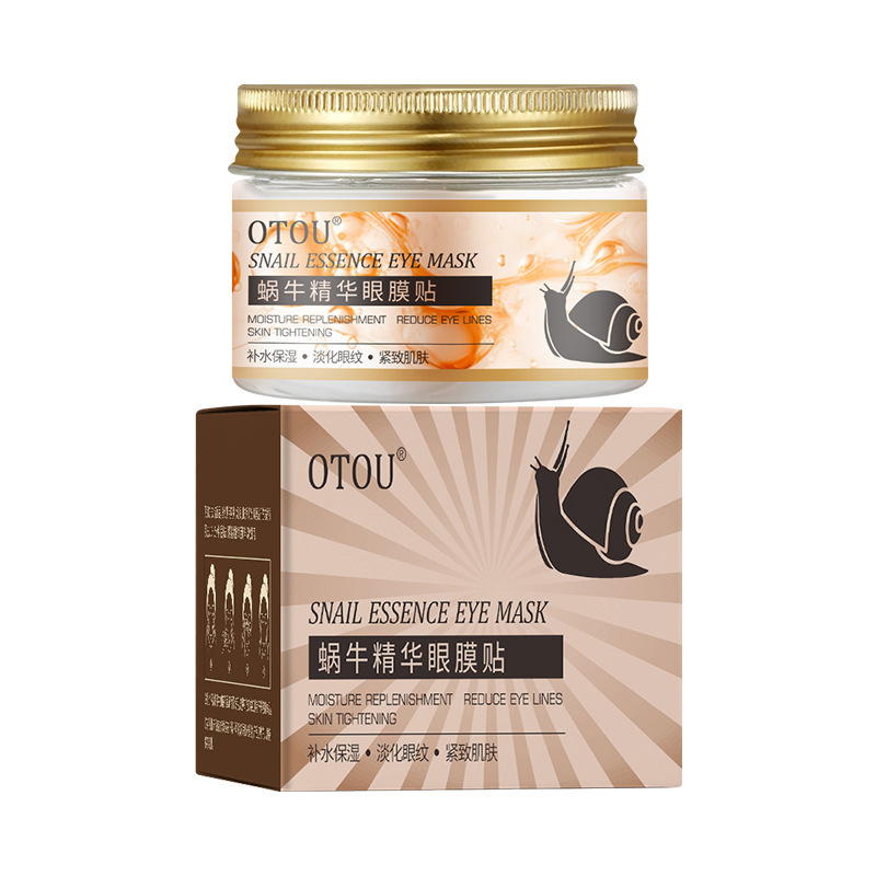 OTOU Snail Essential Eye Mask Eye Paste, hidratación, deshidratación, bolsas de ojos, círculos oscuros, cola de pescado, eyewear al por mayor.