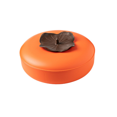 Persimmon Ruyi Fruit Box Living Room Coffee Table Nut Candy Nut Compartment Plate Melon Seed Plate Chinese Household Plate