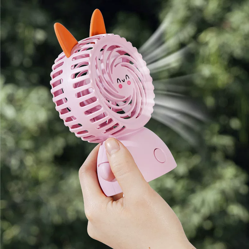 Кролик, ручной настольный вентилятор для студентов, новая коллекция, подарок на день рождения