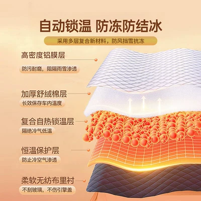 Car snow shield: Snow Cover Winter