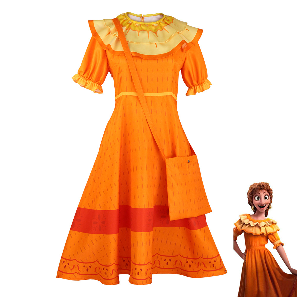 Magic full house cos clothing Encanto Pepa dress women's clothing adult anime stage performance clothing in stock